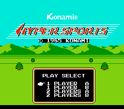 Hyper Shot title screen for Famicom
